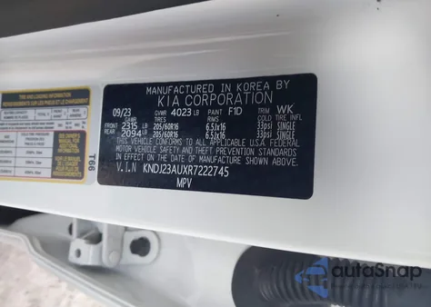 2024 Kia Soul S z USA, uszkodzony, nr VIN KNDJ23AUXR7222745